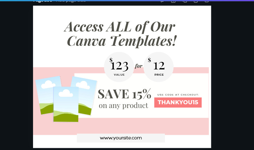 Digital Mock Up Templates Edit in Canva 128 pg Etsy Instagram & More MRR Rights