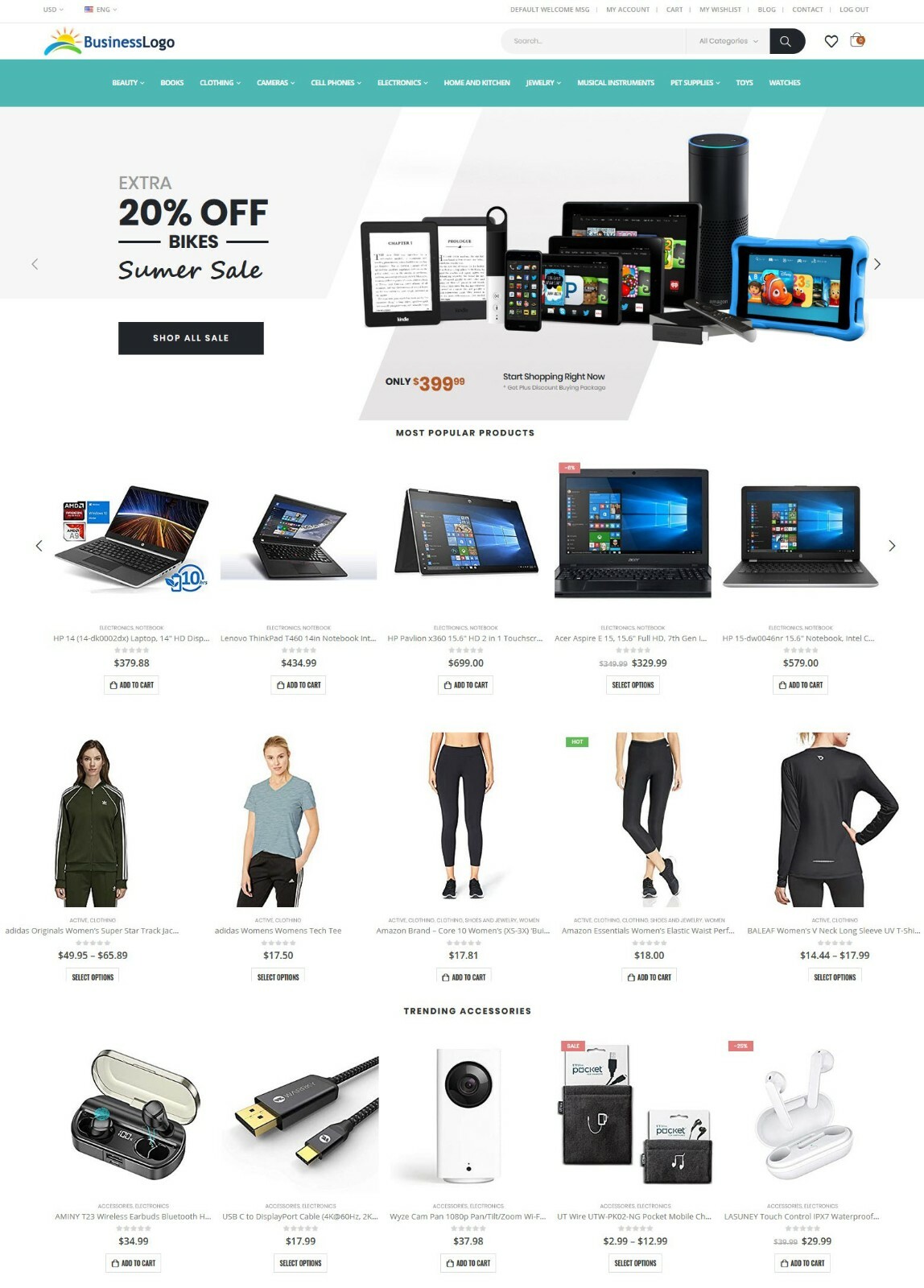 eCommerce Website with Amazon, eBay Affiliate DropShipping ALL-IN-ONE
