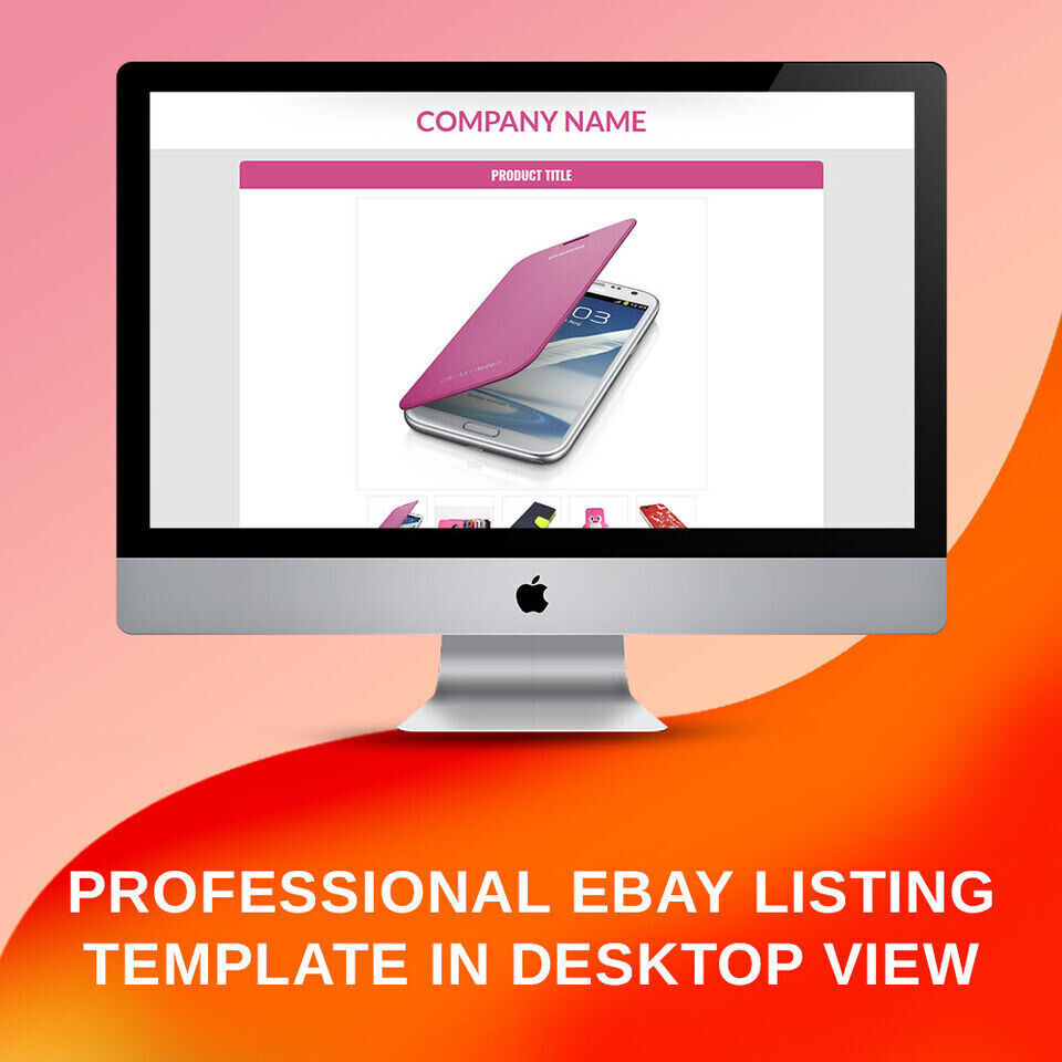 eBay Mobile Responsive Template Auction Listing Professional 2019 Design HTML
