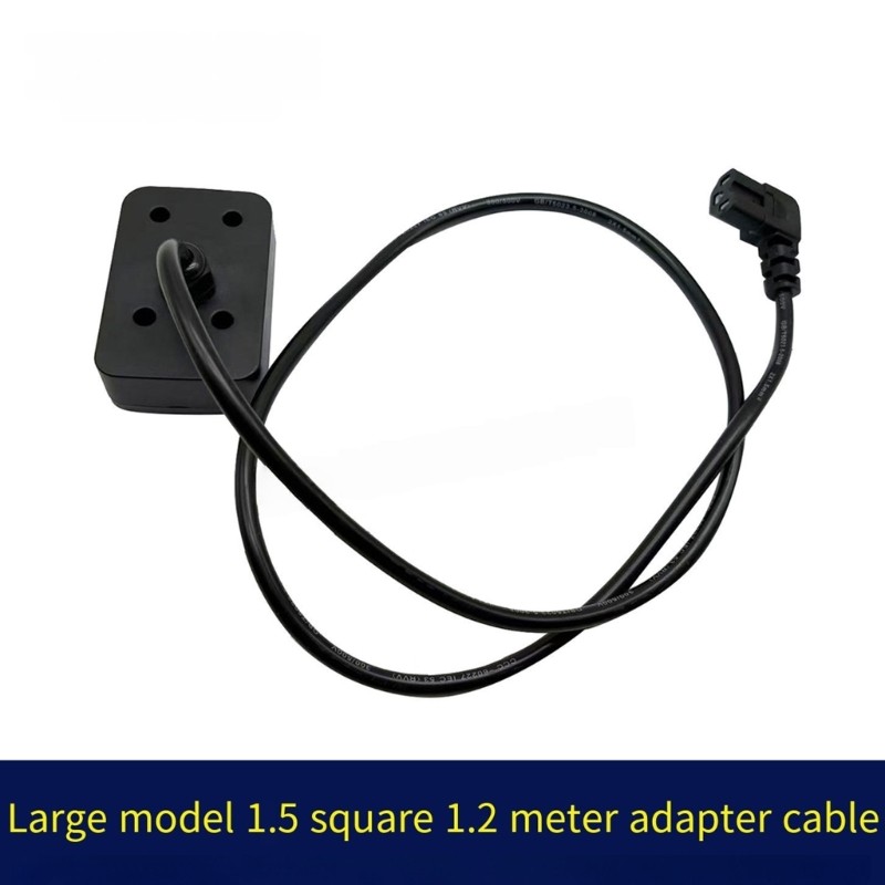 Universal Backpack Battery Adapter Cable For Power Tool 1.2M Black Plastic