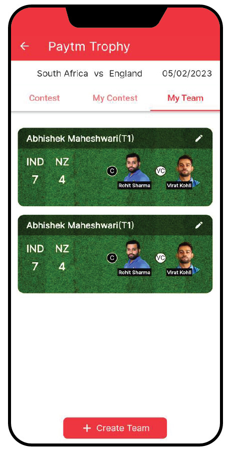 PitchMaster Flutter Fantasy Sports App Template | 40+ Screens | Android & iOS UI