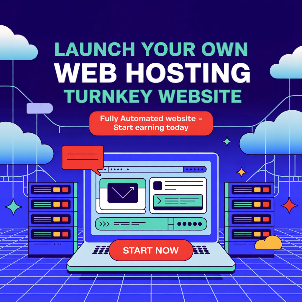 Turnkey Web Hosting Site – Ready-Made Business – Own a Hosting Brand