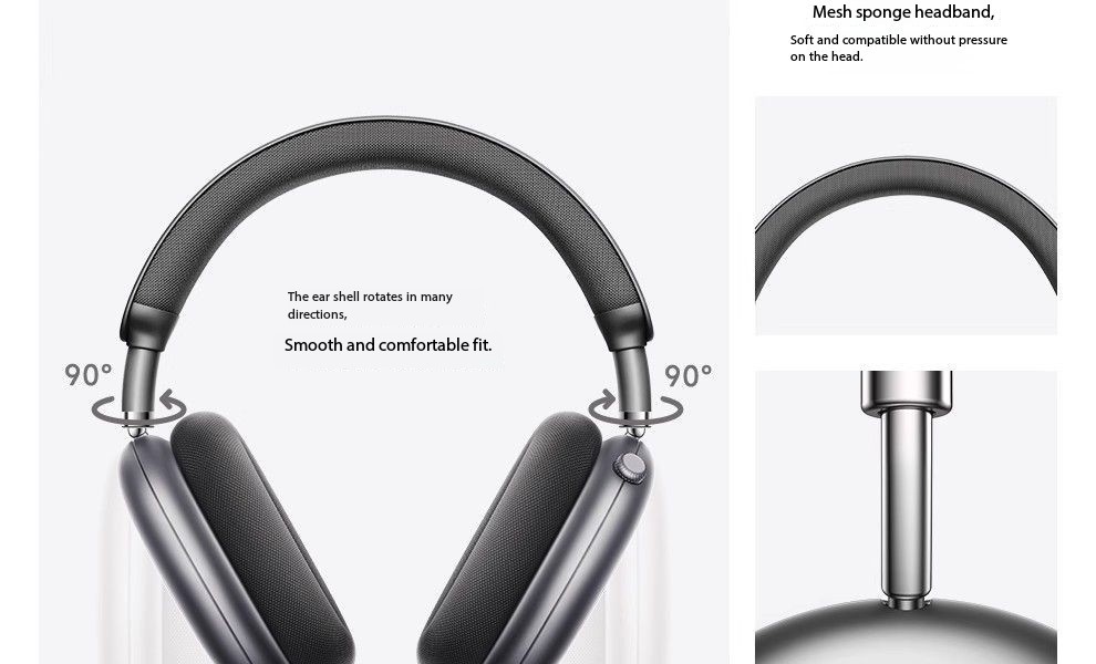 Pincun F8Pro Over-Ear Wireless Bluetooth Headphones, Suitable for Apple