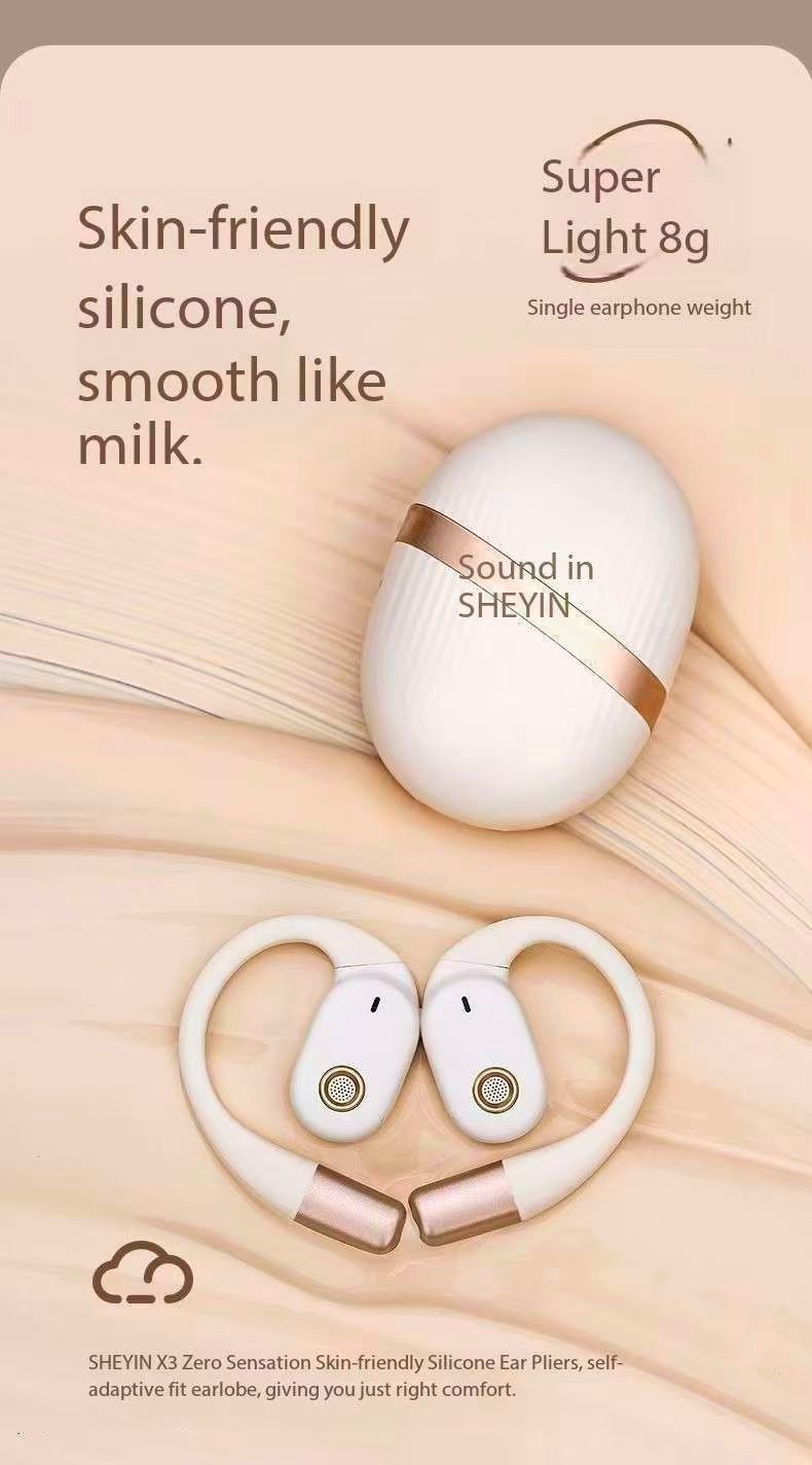 SHEYINX3 Air Conduction Open Bluetooth Earphones with Ultra Long Battery Life