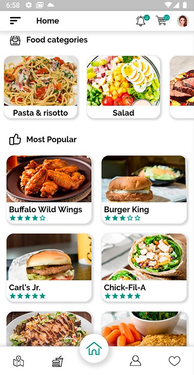 Food Delivery UI Kit in Flutter – 3 Apps – Customer App + Delivery App + Owner A