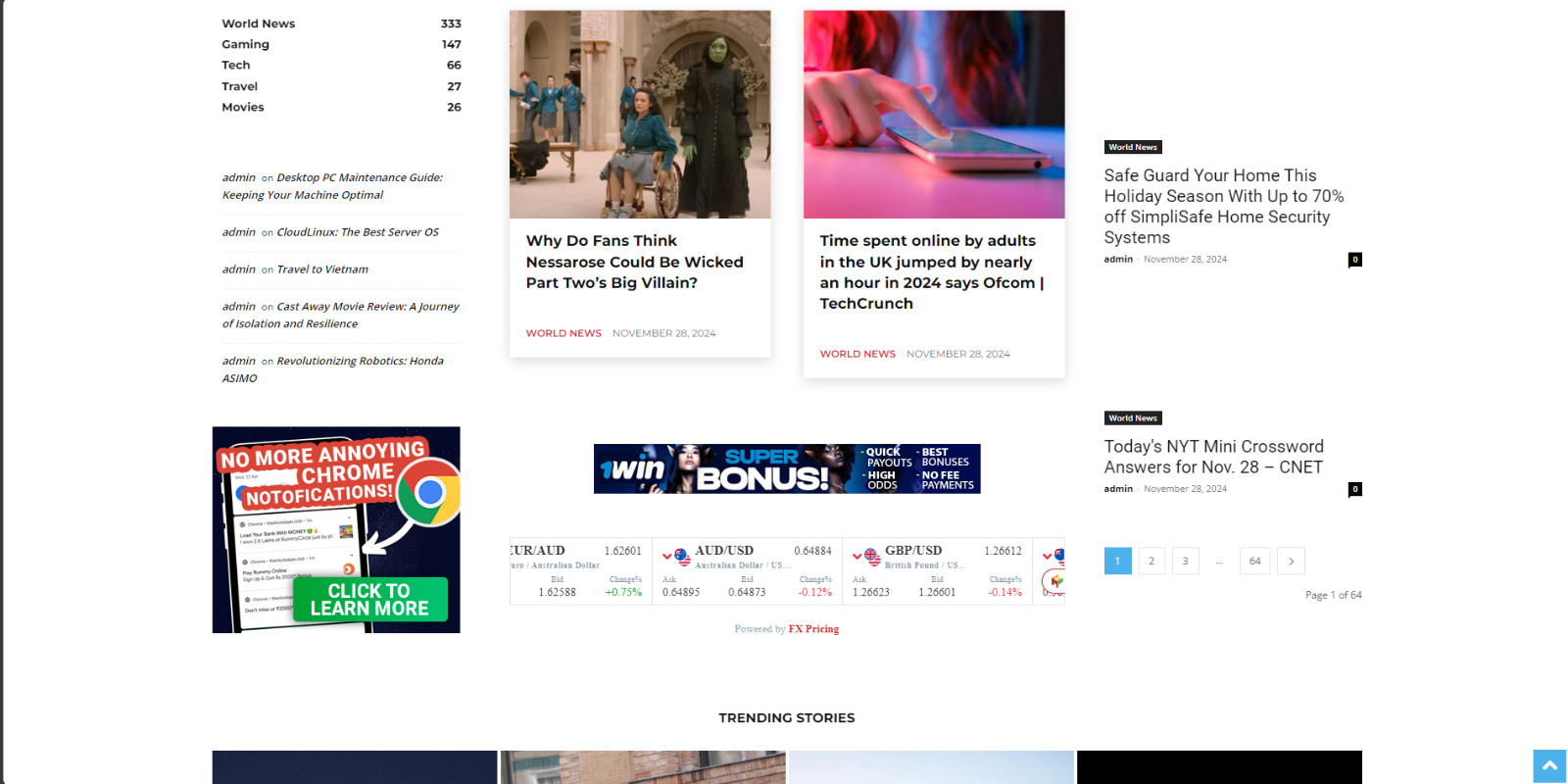 Automated Tech News Website Google AdSense Lightning-Fast Server Hosting