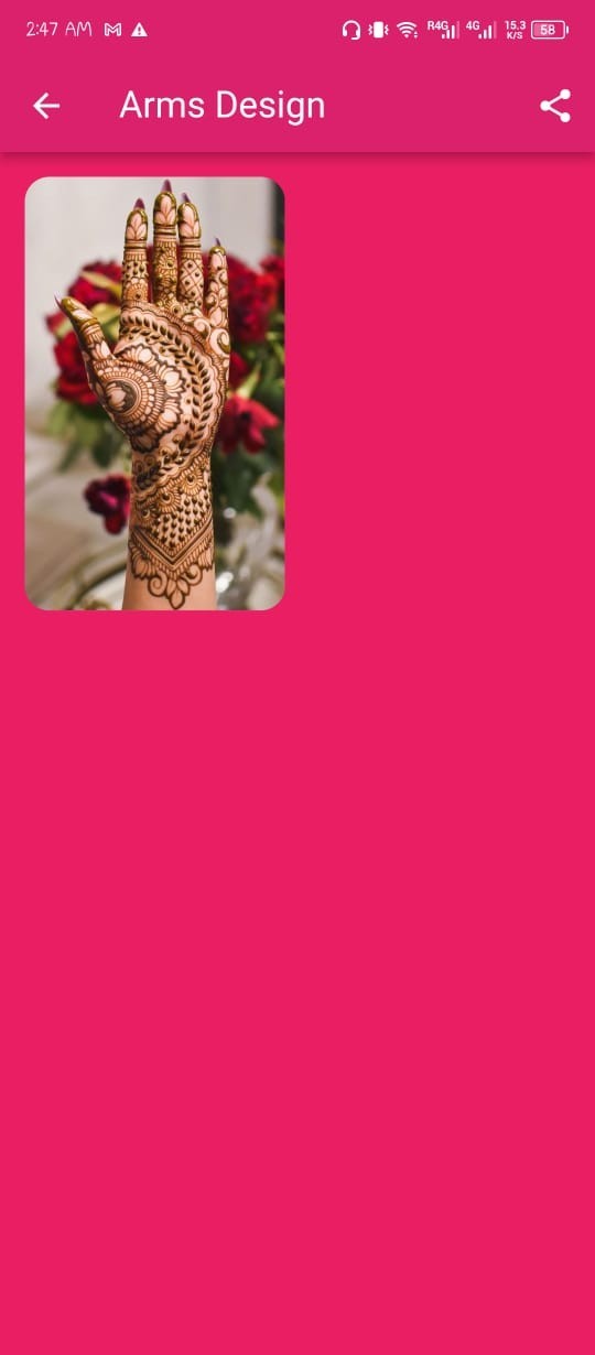 Mehndi Art Flutter App | Firebase Backend | AdMob Ads | Push Notifications