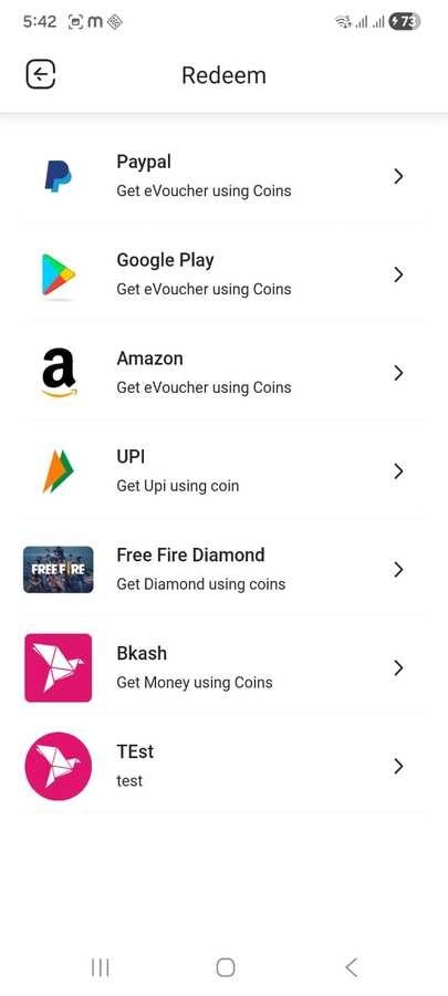 Bonus Point – Rewards Android App (Java) + Laravel Admin Panel | Rewards App