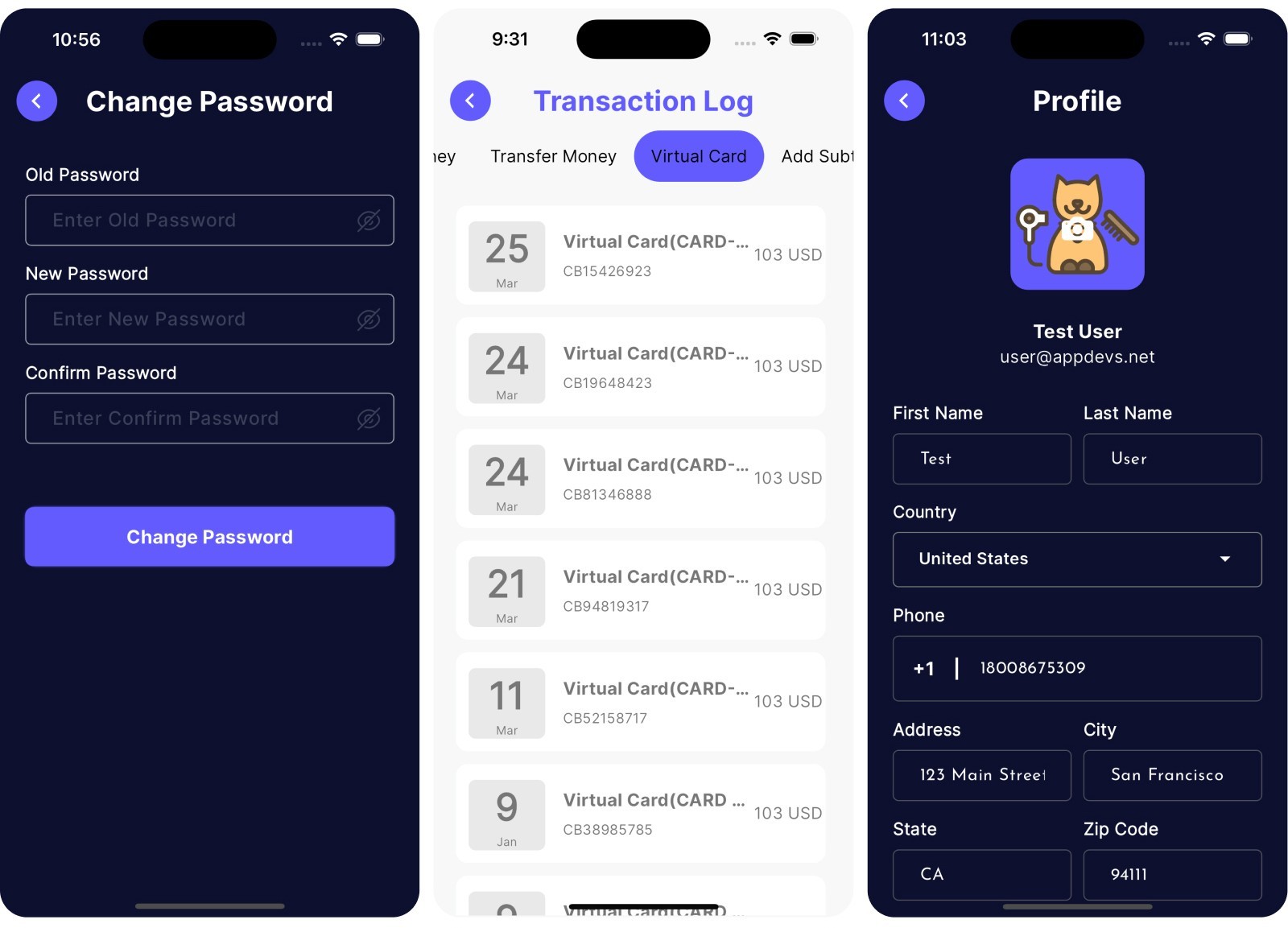 CardVault – Virtual Card Full Solution Flutter App | Android + iOS | Web + Admin