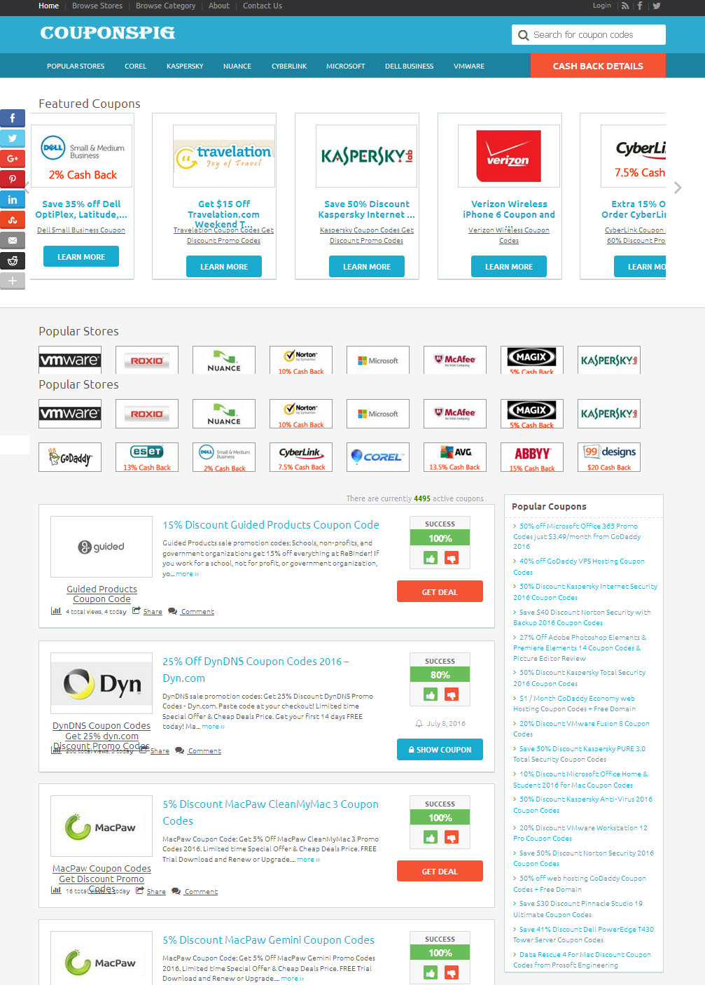 Coupons Sharing Website – Fully Automated + Free Hosting