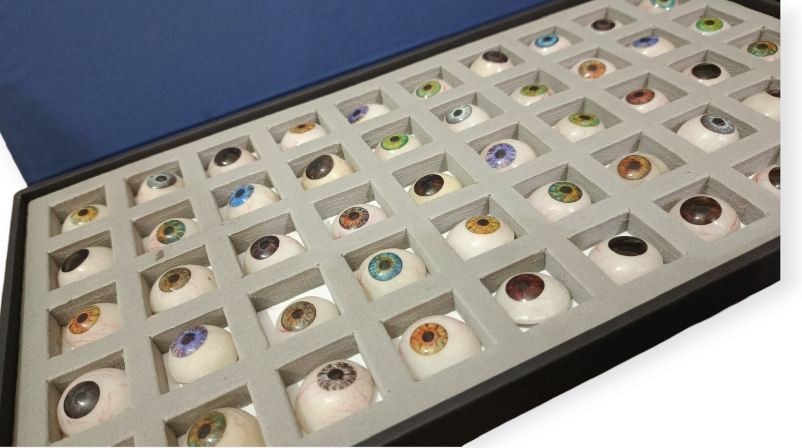 Vintage Human Prosthetic Eye 50 Pc eye Different shade Antique Glass Artificial