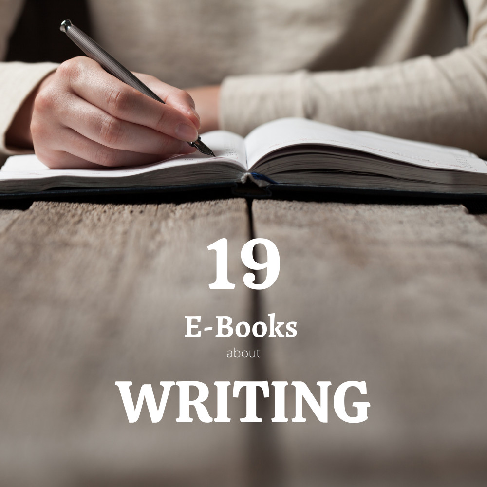 19 e-books for writing in English PLR & MRR license