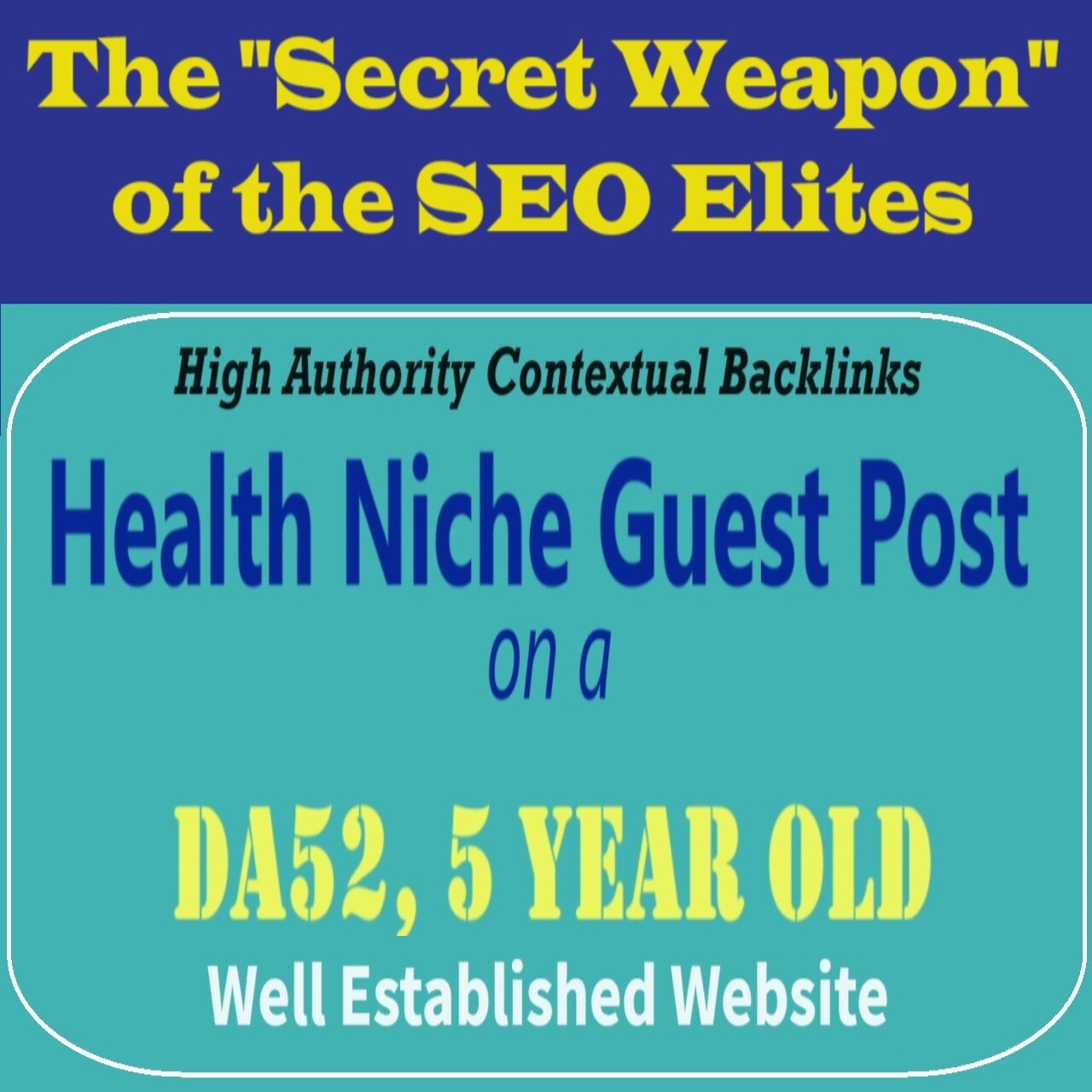 Premium SEO Guest Post on my DA40+ Health Blog with Dofollow backlink