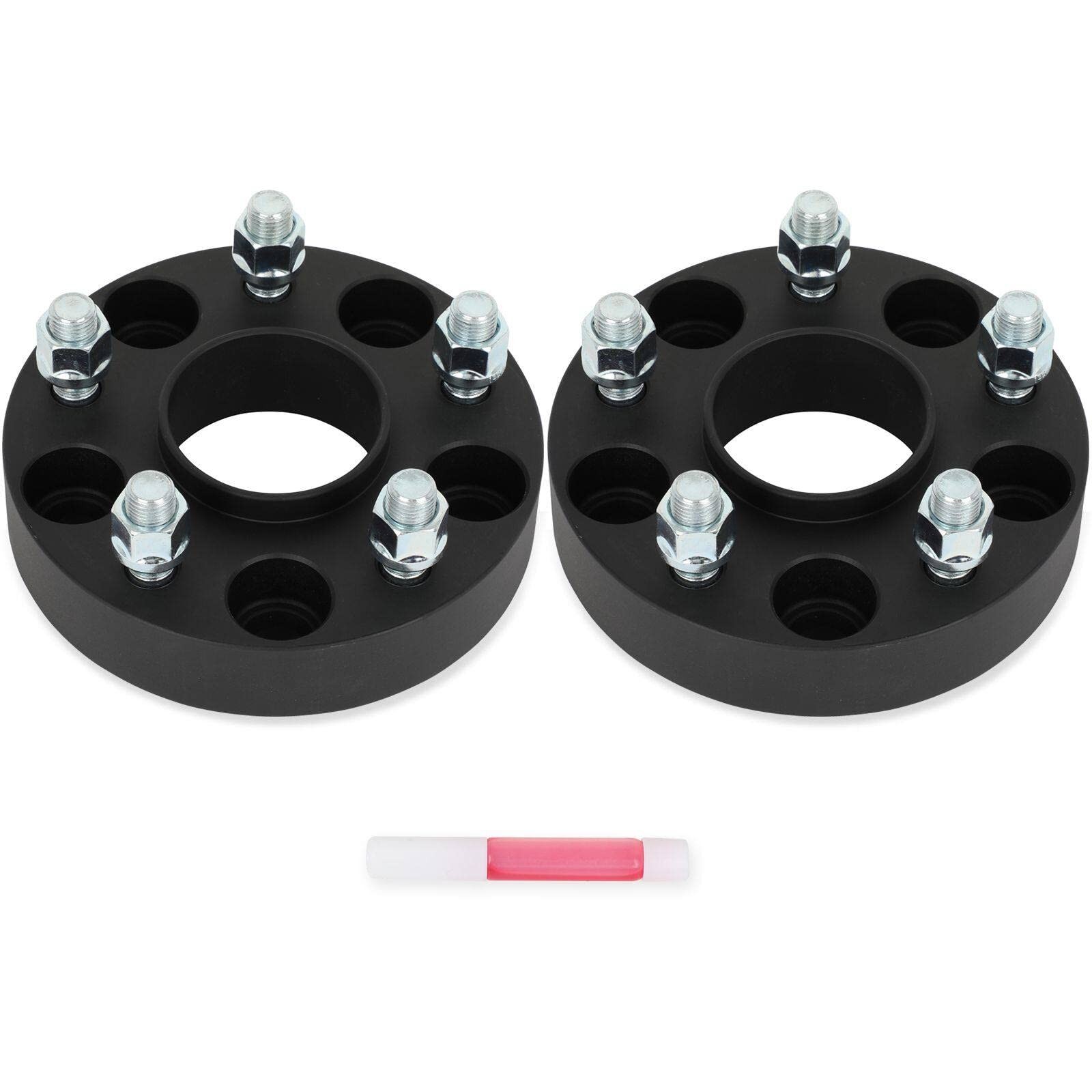 1.25 5×120 Wheel Spacers Hubcentric 14×1.5 66.9mm for Corvette Impala Set 2