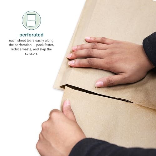 1500 Brown Packing Paper Sheets 14.5×11 Kraft Moving Shipping Void Fill Elementr