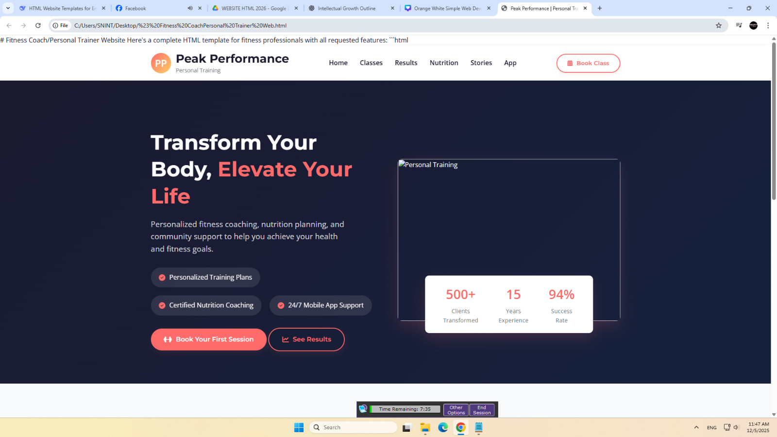 Resell 10 html websites