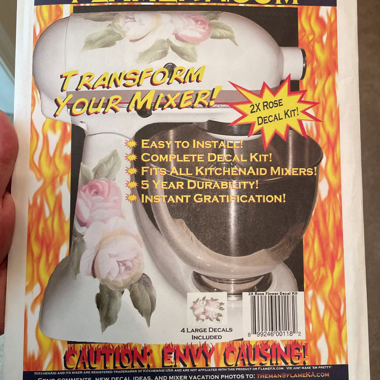 FBA EBAY Business Store Inventory Sale Kitchen Mixer decals with IP PICKUP only