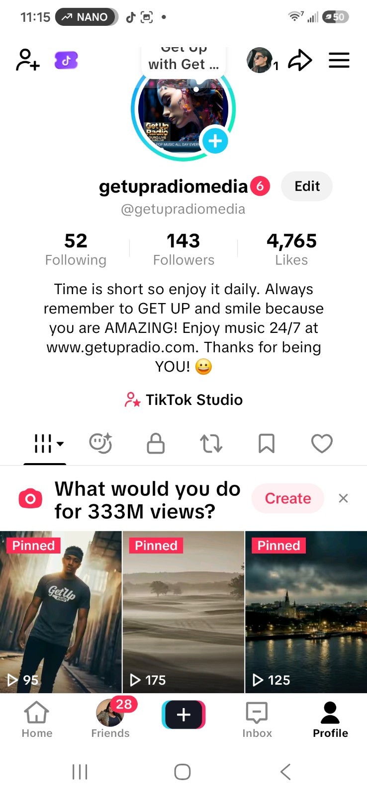Your Video On GET UP RADIO – Promotion – AI – Marketing
