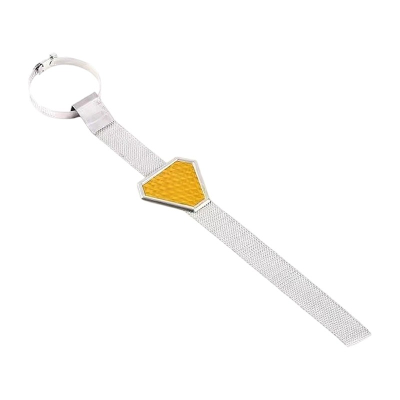 Adjustable Automotive Static Discharge Tool Metal Chain with Reflective Design