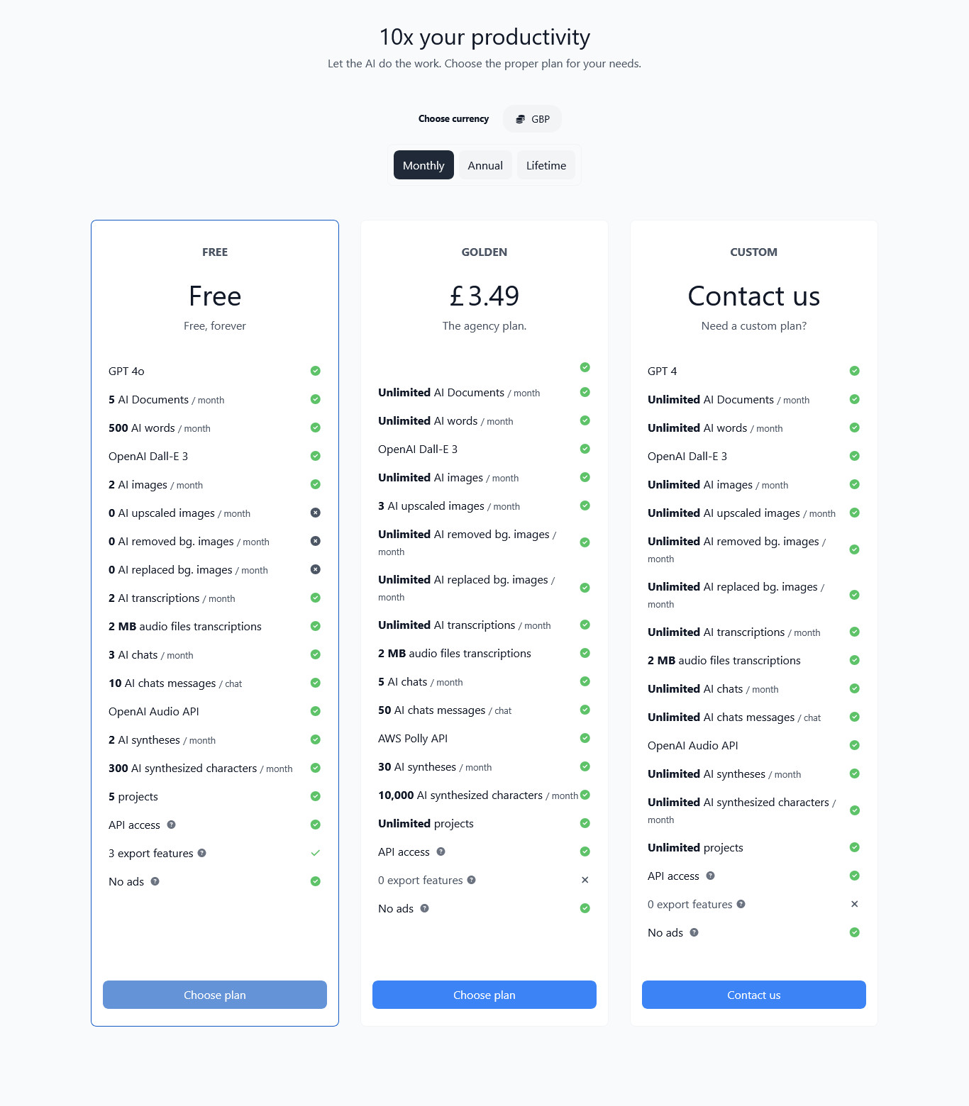 69AI Assistant Platform – Content Generator, Chat Bot, Image AI, Speech to Text