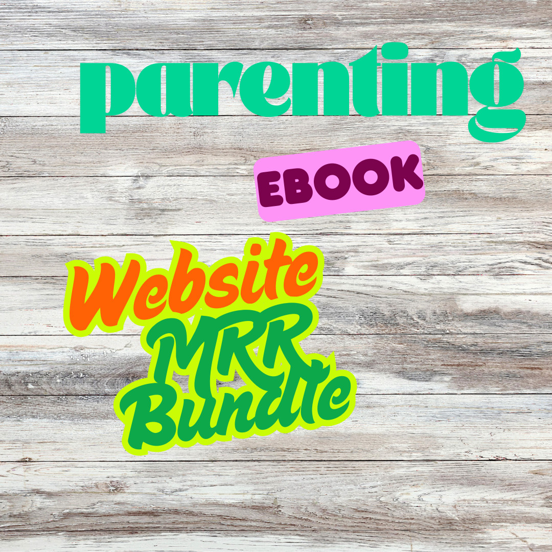Parenting , Guides, Website Pages & Courses Bundle w/MRR License