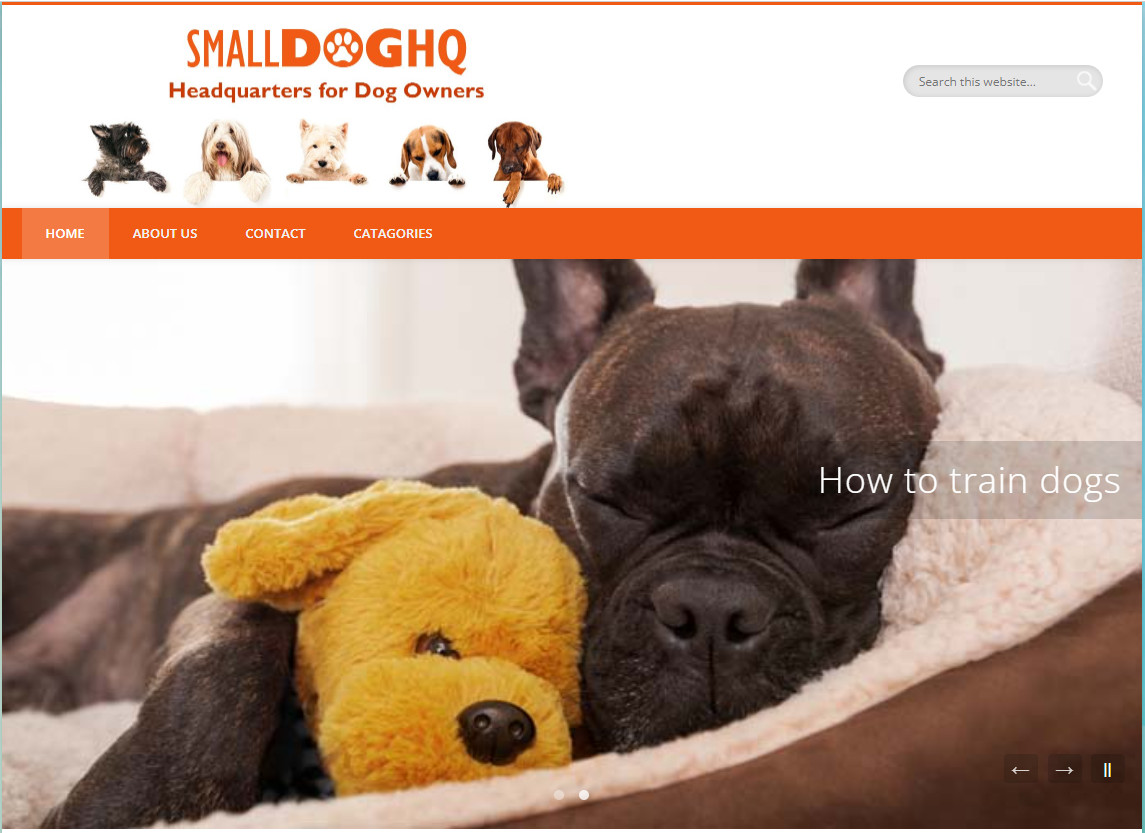 Dog Pet website blog for sale, established + Domain name + Free Hosting