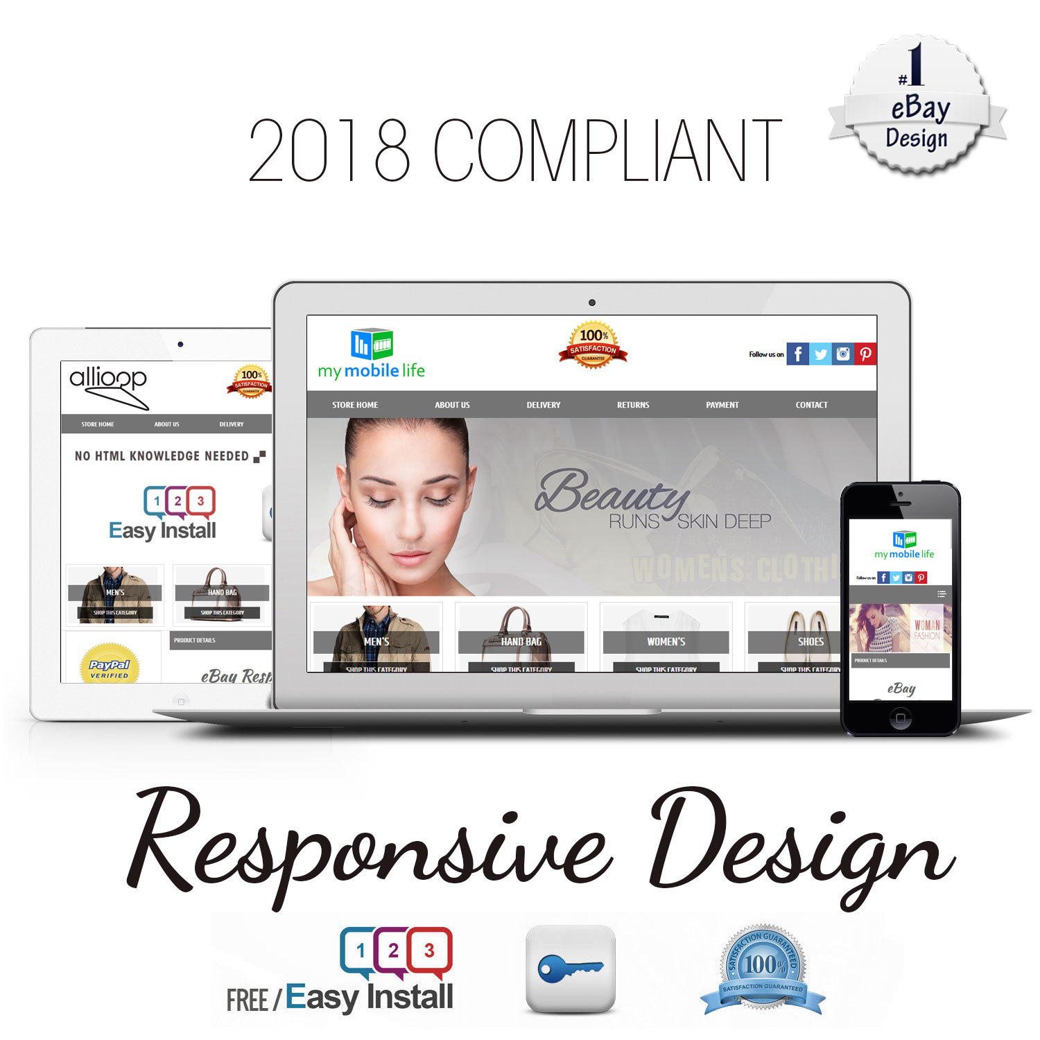 Full Professional eBay Shop Store & Listing eBay template design services 2021