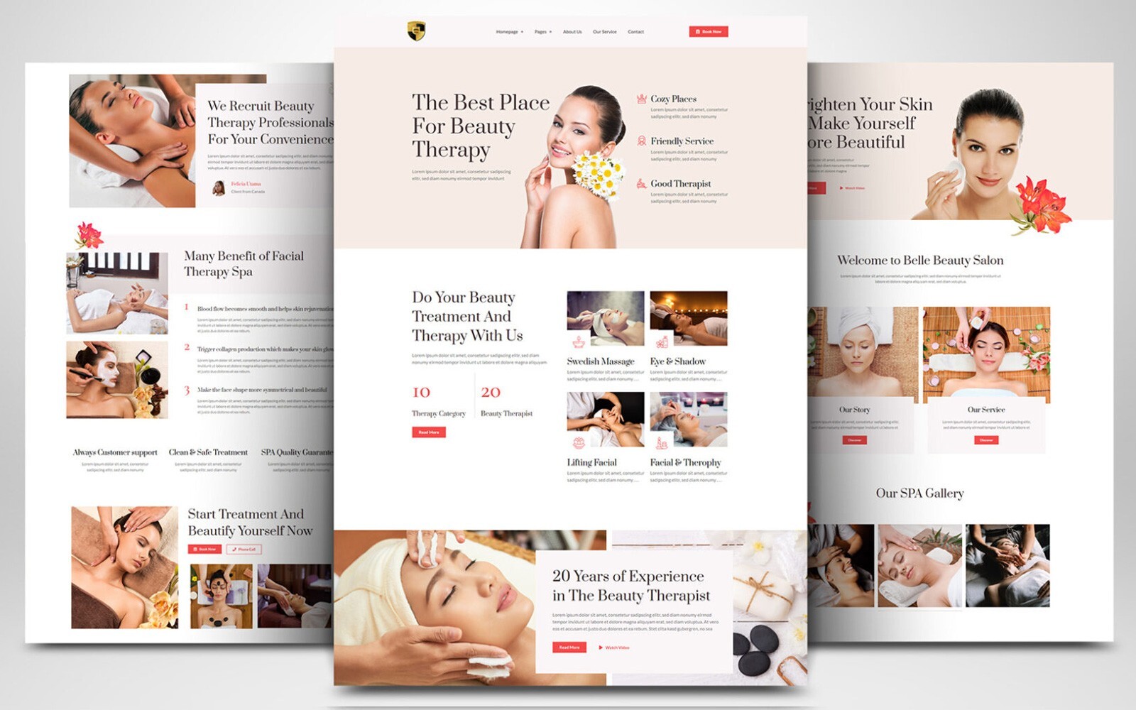 CUSTOM PROFESSIONAL WEBSITE FOR BEAUTY COSMETICS WELLNESS BRANDS WORDPRESS