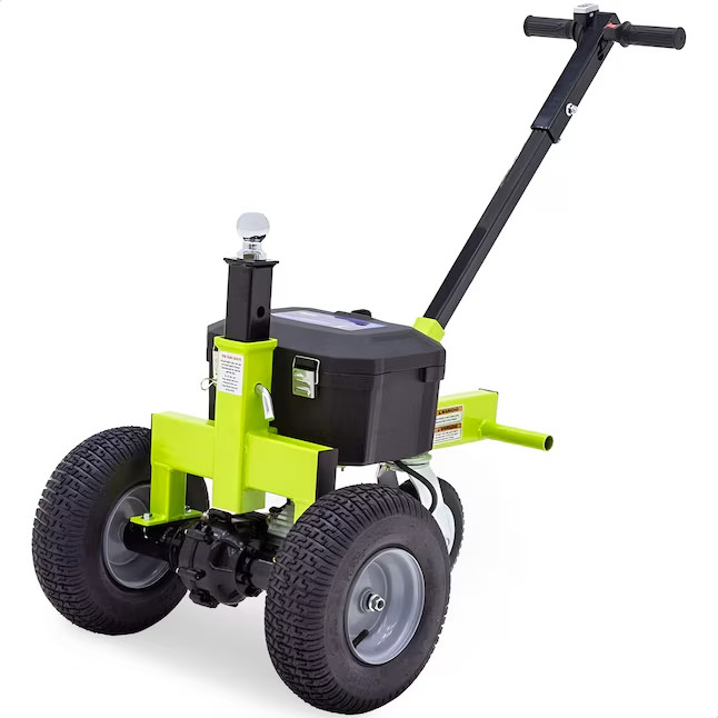Tow Tuff TMD-35ETD8 Adjustable 3500 Lbs Capacity Electric Trailer Dolly Green