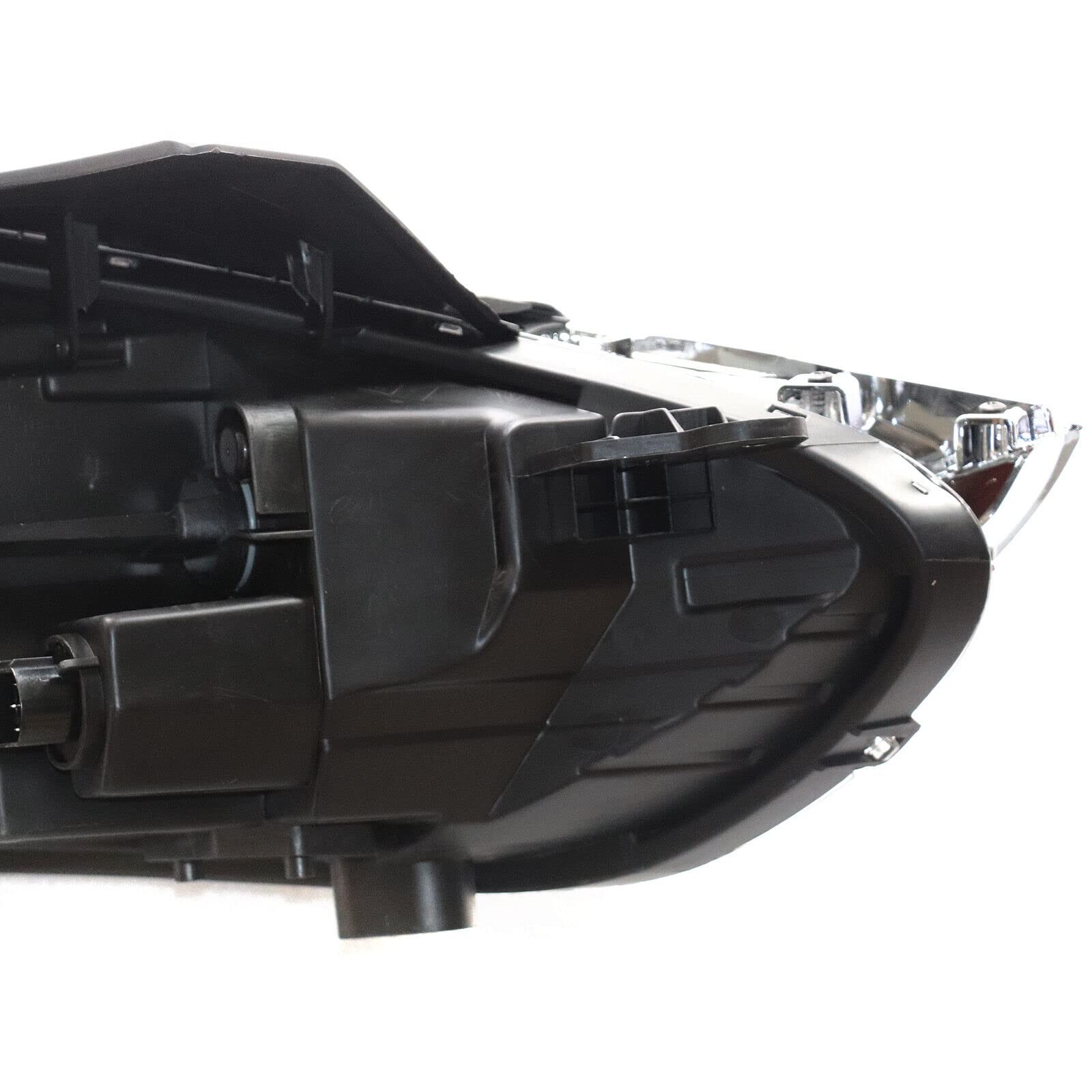 Sonata 2018 2019 Headlight Assembly Passenger Side Halogen Clear Lens Black
