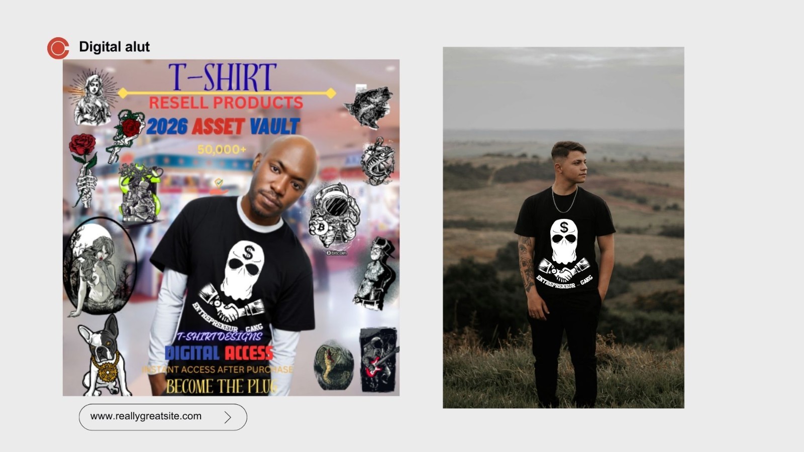 ⭐⭐50,000 Unique T-Shirt Designs | High-Quality Graphics for Print-on-Dem (PLR)⭐⭐