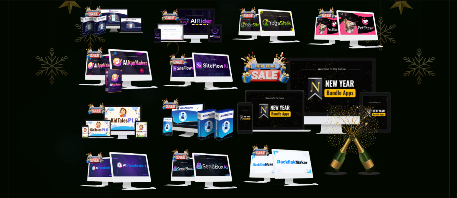 Get Exclusive Access To 12 Of Our Best-Selling AI Apps Bundled