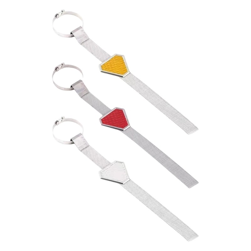 Adjustable Automotive Static Discharge Tool Metal Chain with Reflective Design