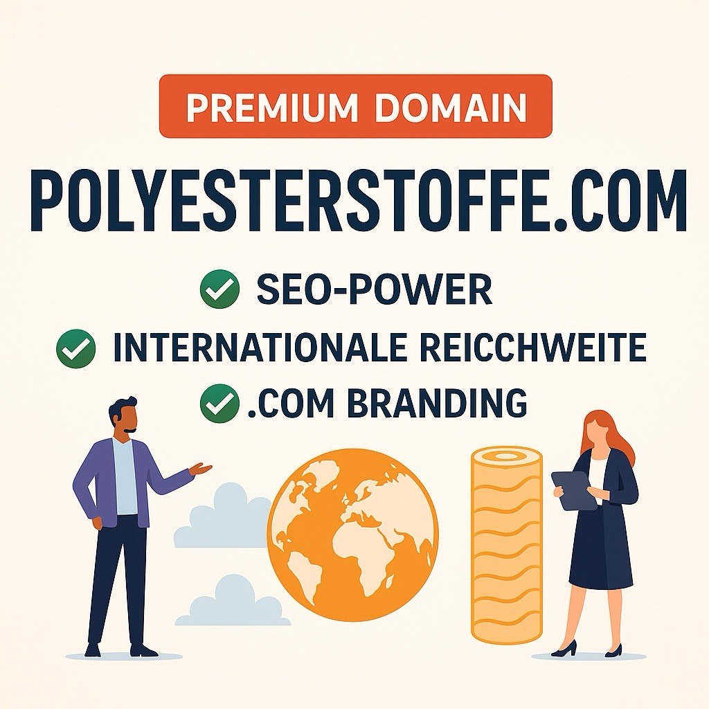 Premium Domain Polyesterstoffe.com – Textile Trade | Fabric Online Shop | Domain