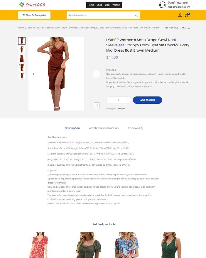 Women’s Clothing Store – Affiliate / Drop Shipping Website + eCommerce
