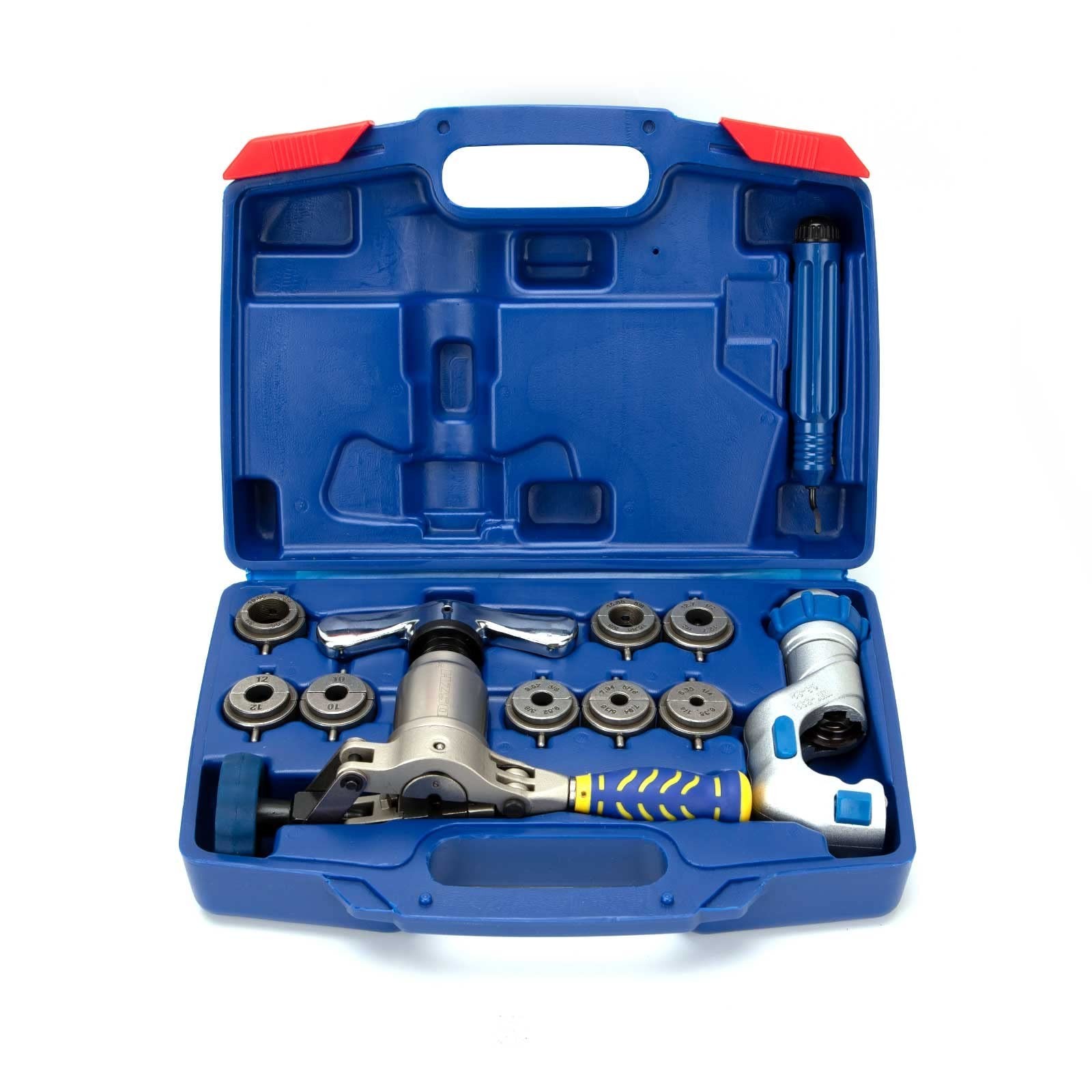 Flaring Tool Kit for 1/4″ – 3/4″ Copper Pipe HVAC Flare Tool 45°Eccentric T