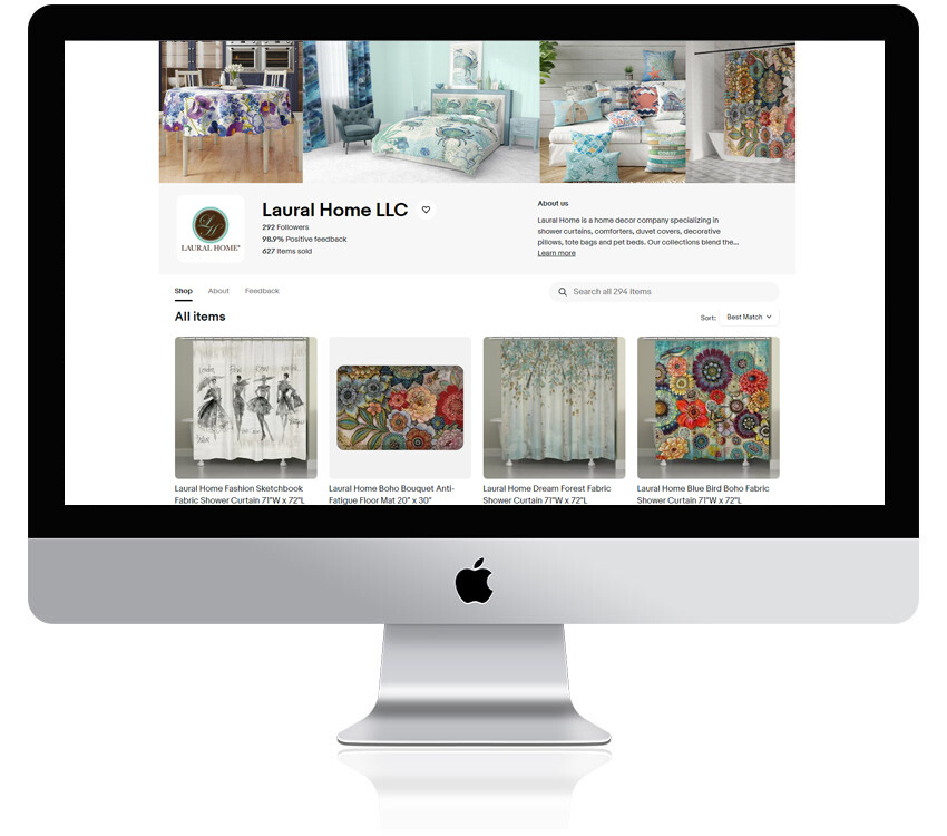 Minimal eBay store and listing HTML template, Logo, banner design