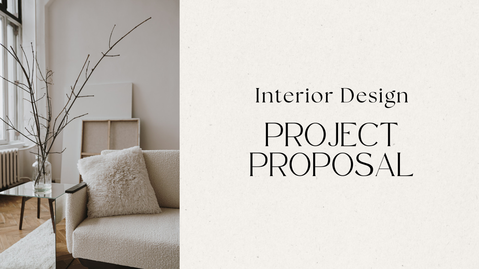 WP Theme-Blog site-Neutral Elegant Interior Design Project Proposal Presentation