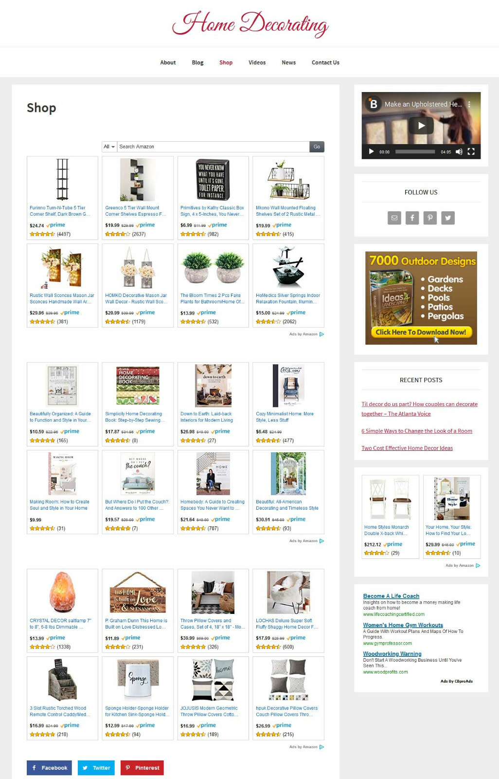 [NEW DESIGN] * HOME DECORATING * blog website business for sale AUTO CONTENT