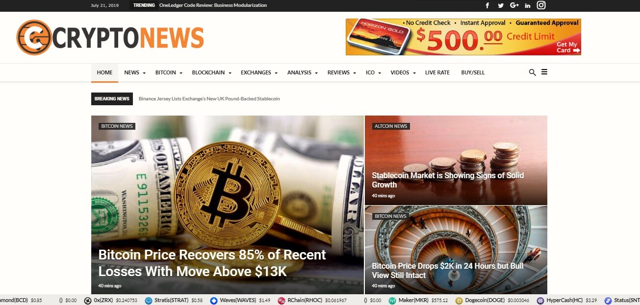 Automated WordPress BTC Crypto News Website-Turnkey Profitable Site