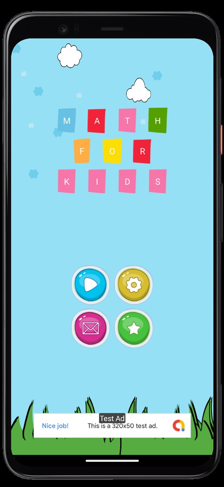 Math for Kids Android Game | Android Studio Project | AdMob Ready | Quiz App