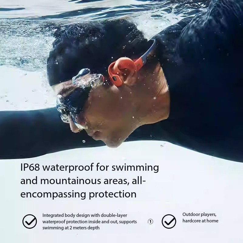 Shokz OpenSwim Pro S710 Bone Conduction Swimming Headphones Wireless Bluetooth