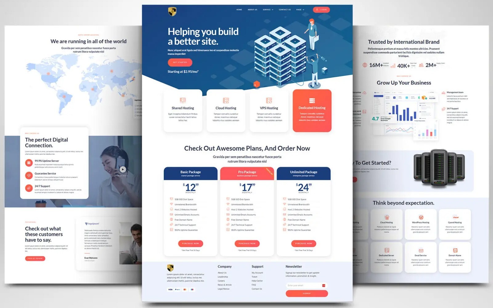 CUSTOM PRO WEBSITE FOR SEO, MARKETING, ADVERTISING, WEB HOSTING AGENCY WORDPRESS